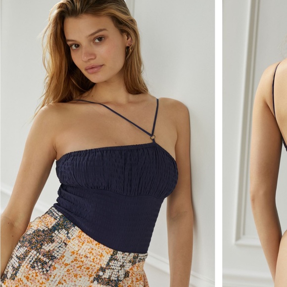 Urban Outfitters UO Out from Under Natalia Smocked Bodysuit - Picture 1 of 2